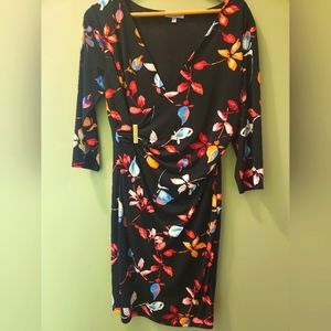 Jennifer Lopez Floral Wrap dress, M